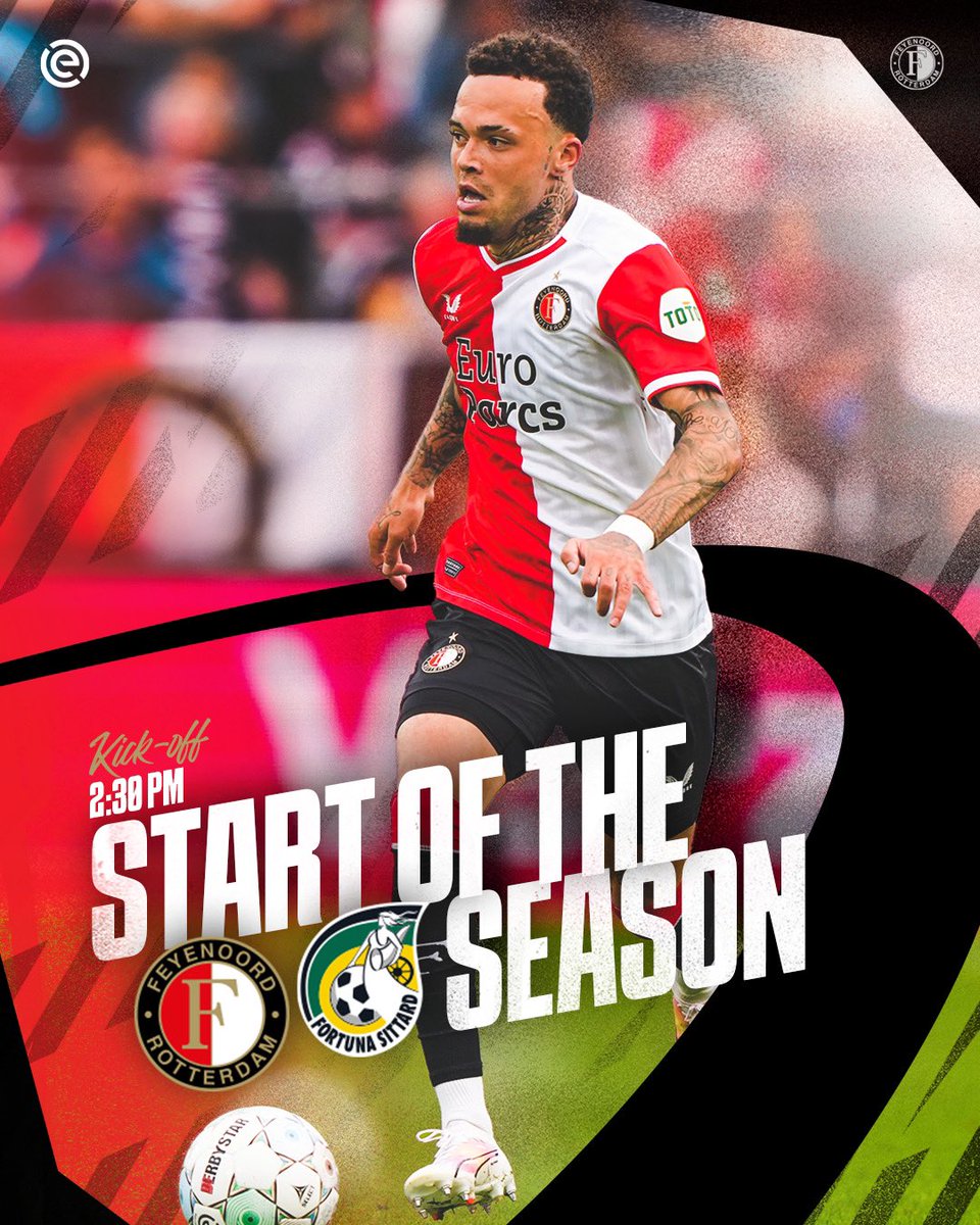 MAÇ GÜNÜ 
🆚 Fortuna Sittard
🏟️ Feyenoord Stadyumu
⏰ 15.30
📺 TV 8.5

#feyfor