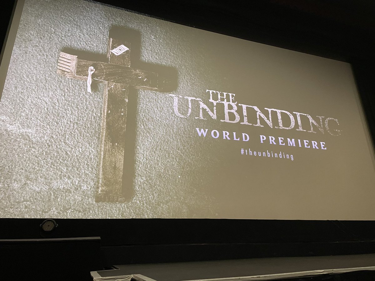 Let’s go! #TheUnbinding world premiere!