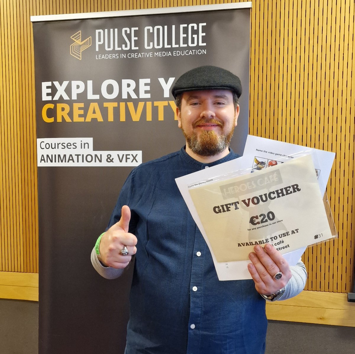 DublinComicCon's tweet photo. The traditional animation fan quiz returns to the Pulse Room. Come along to test your knowledge and be in with the chance of winning some fun prizes.
#dublincomiccon #dcc2023 #dcc #dublincomiccon2023 #PulseCollege #Animation #Quiz #Prizes https://t.co/KAkZcpL0re