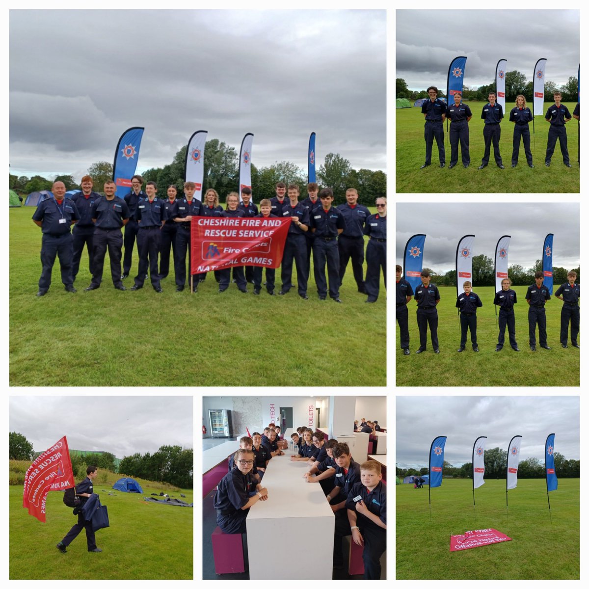 Final Day at #FireCadetGames Our Cadets are all packed away and ready for the Closing Ceremony, big thanks to @MerseyFire for hosting an amazing event 👍👍 @MerseyFire @CheshireFire @UKFireCadets @NFCC_FireChiefs