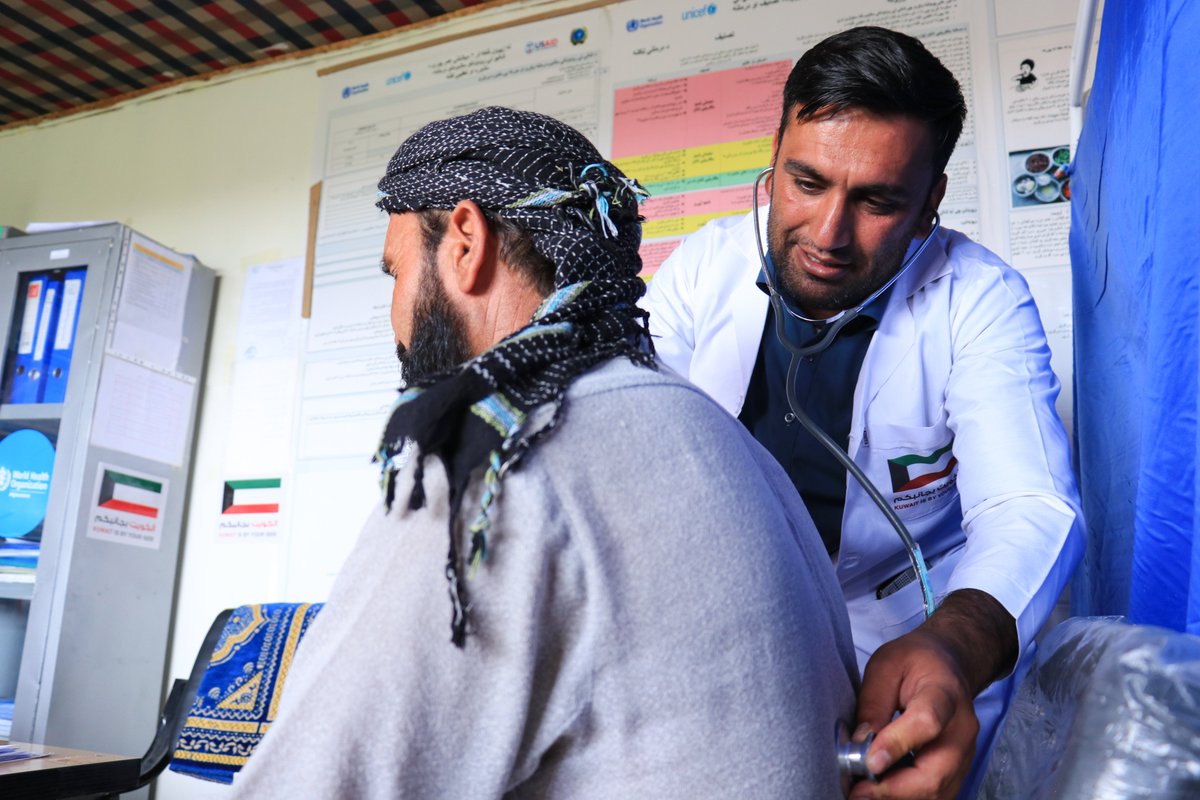 WHOAfghanistan's tweet photo. Many thanks to #Kuwait's generous funding which has continued @WHO's support for primary healthcare in 23 facilities located in #Ghazni & #Paktya provinces of #Afghanistan.
@MOFAKuwait
@KuwaitMissionUN
@KUWAIT_MOH
@kuna_ar
@kuna_en
@WHOEMRO
@UNAMAnews
@unafghanistan
@UNinKuwait https://t.co/NT2D9pKmcO