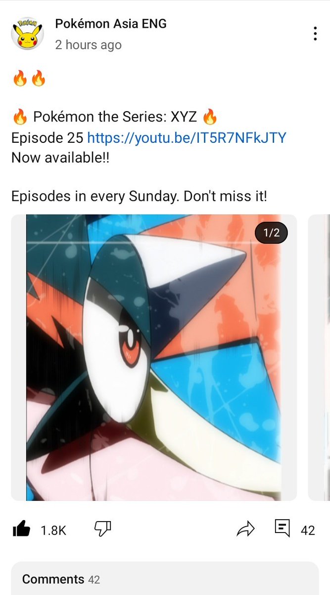 princeeric323's tweet photo. 💜 Now I watched a latest episode of #Pokemon XYZ for today, and the 25th episode for my #25thBirthday just 4 1/2 months has passed. 

I love for in between #Diantha and #Ash taking a between Mega Evolution and Bond Phenomenon.

#anipoke #EpisodeReaction https://t.co/sEaYGtGzJ4