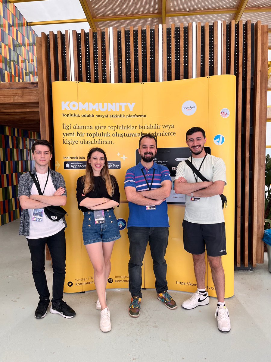 Kommunity ekibi olarak #YazılımcıGünleri2023’deyiz! 

İkinci gün başlıyor 🤘

<a href="/folksdevtv/">Folksdev</a> <a href="/turkiyejavacom/">Türkiye Java Community</a>