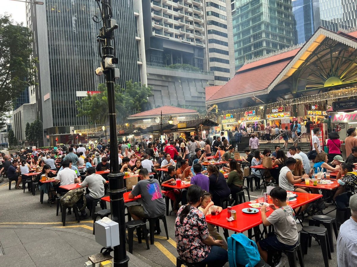 Attracted by Food Street😛
