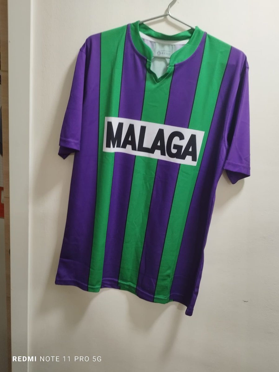 mugrestore14853's tweet photo. Nueva camiseta homenaje ascenso 99 tejido ultraligero muy transpirable con colores y nombre de #Malaga haz tu pedido ya no te quedes sin ella para ir a #larosaleda https://t.co/DZvbUOfV5h