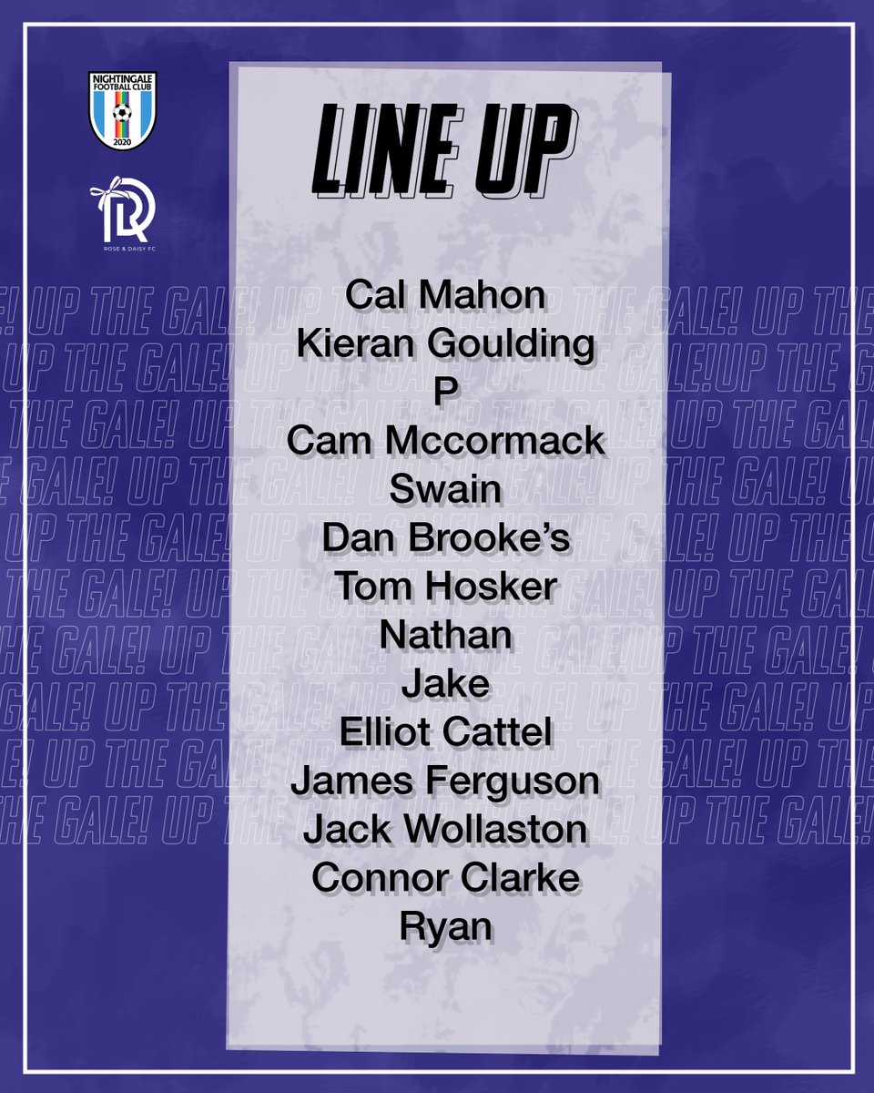 Today's lineup to take on <a href="/RDFCUK/">RDFC</a>