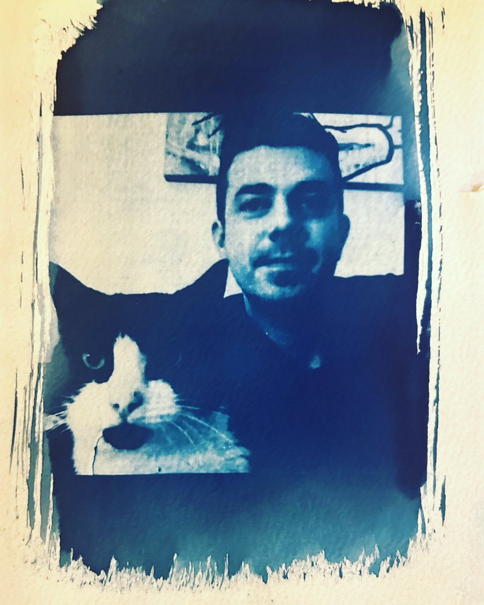 Experimenting with #cyanotype printing