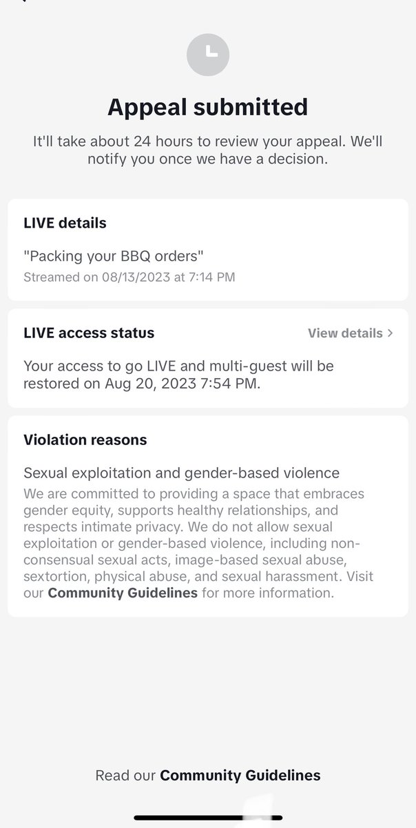 AussieQBBQ's tweet photo. @TikTokSupport how does this madness occur?? I was packing a BBQ rub order then you can me? 

It’s quite disgraceful you do this to creators when it’s clearly wrong!! https://t.co/5KUYd7GaNz