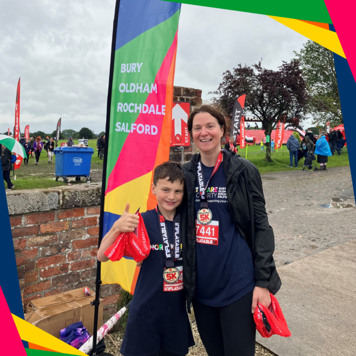 NCareCharity's tweet photo. The rain last weekend didn't dampen any spirits and we are delighted that #TeamNorthCare raised more than Β£2600 at the #Inflatable5k!
Teams from across the #NCAfamily joined in and we had a fantastic day, despite the wet weather! β https://t.co/ypdUravwcS