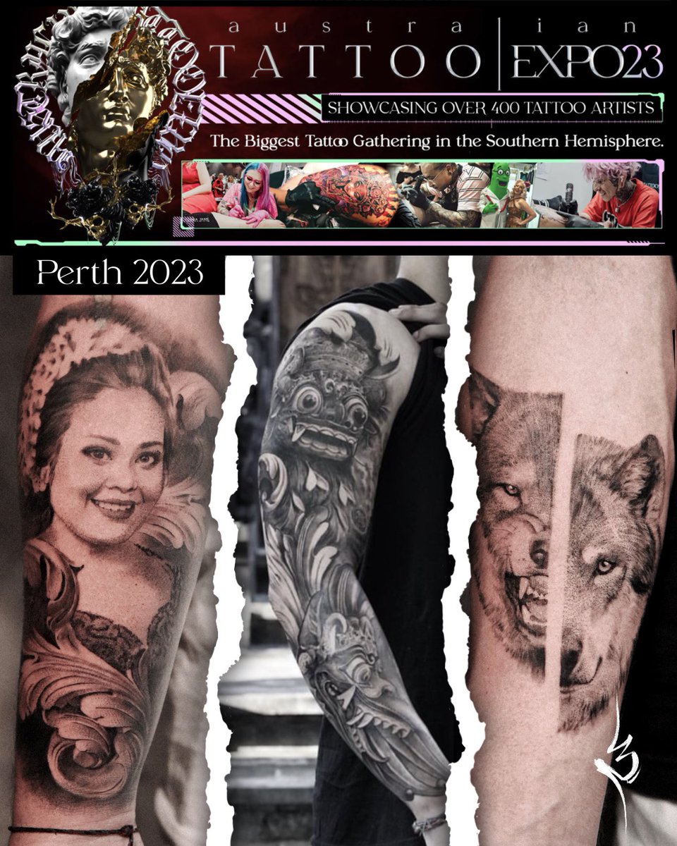 Pert Australian Tattoo Expo 2023 ⚡️⚡️⚡️
Let's Gooooo!!!

#balitattooartist #perth #australiantattooexpo #fypシviral
