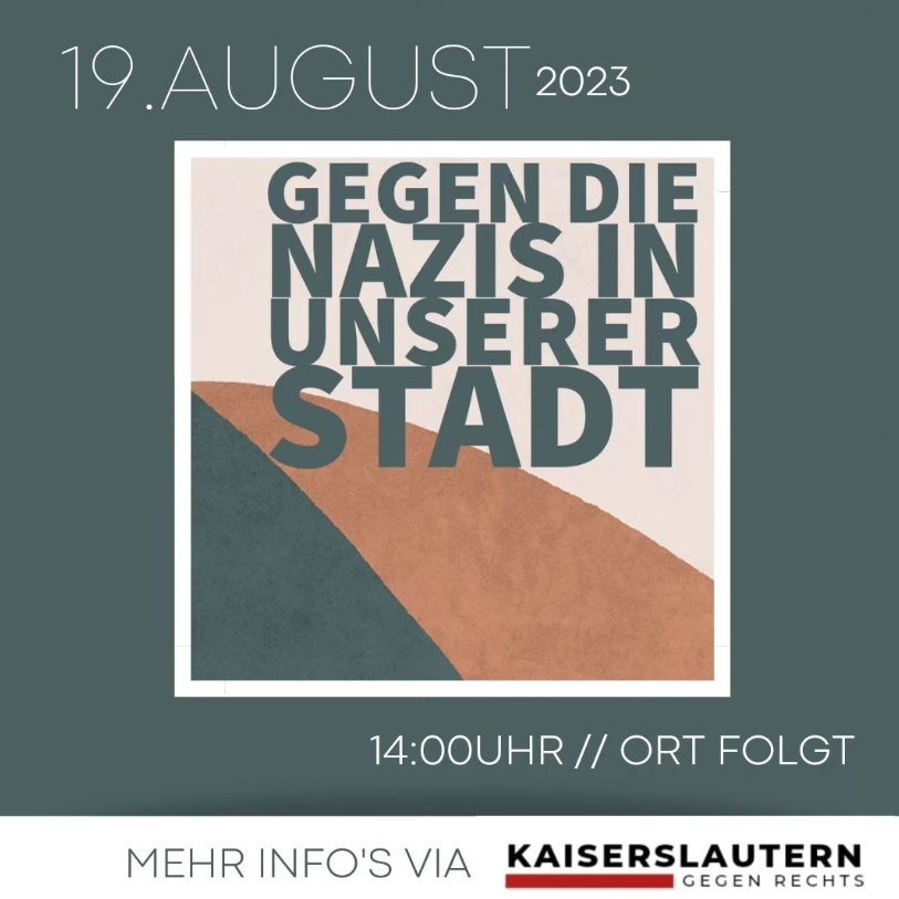 antifa_rp's tweet image. Am Samstag, 19.08 will die Nazi Resterampe von der Kleinstpartei #DieRechte wieder Rudolf Heß huldigen. Nachdem der  Gedenkmarsch letztes Jahr in #Ingelheim gefloppt ist, ruft Florian Grabowski nun zu einem Marsch in #Kaiserslautern auf. Achtet auf weitere Infos.
#kl1908