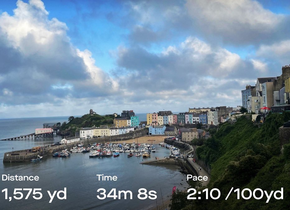 _Georgiegirl's tweet photo. As the saying goes….’A Sunday well spent brings a week of content’….perfect Sunday spent, with a long run and an evening sea swim in one of the most wonderful locations EVER #Sundayrunday #Sea #Tenby #justaddwater #Activenurses https://t.co/aR75XDDNc8