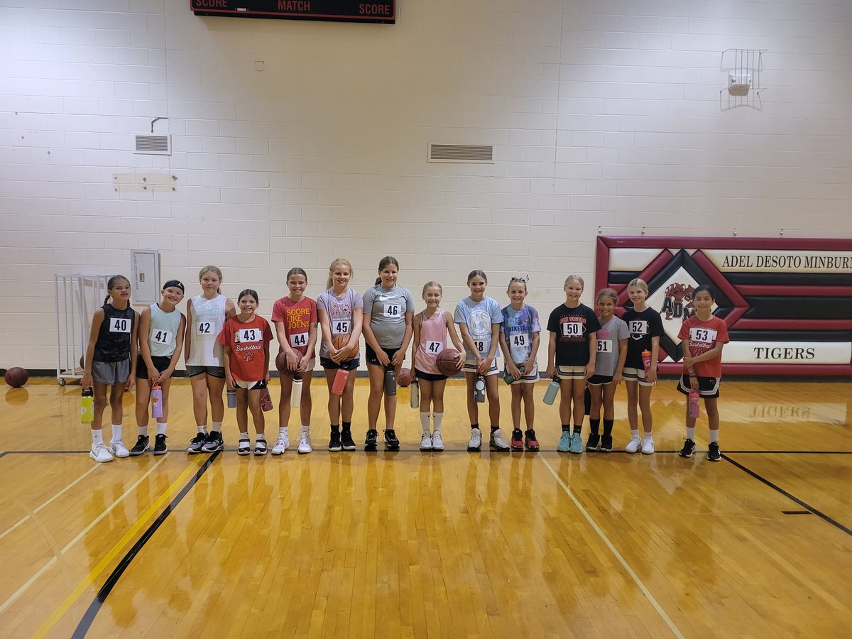 5th grade ready to hit the gym for evaluations!