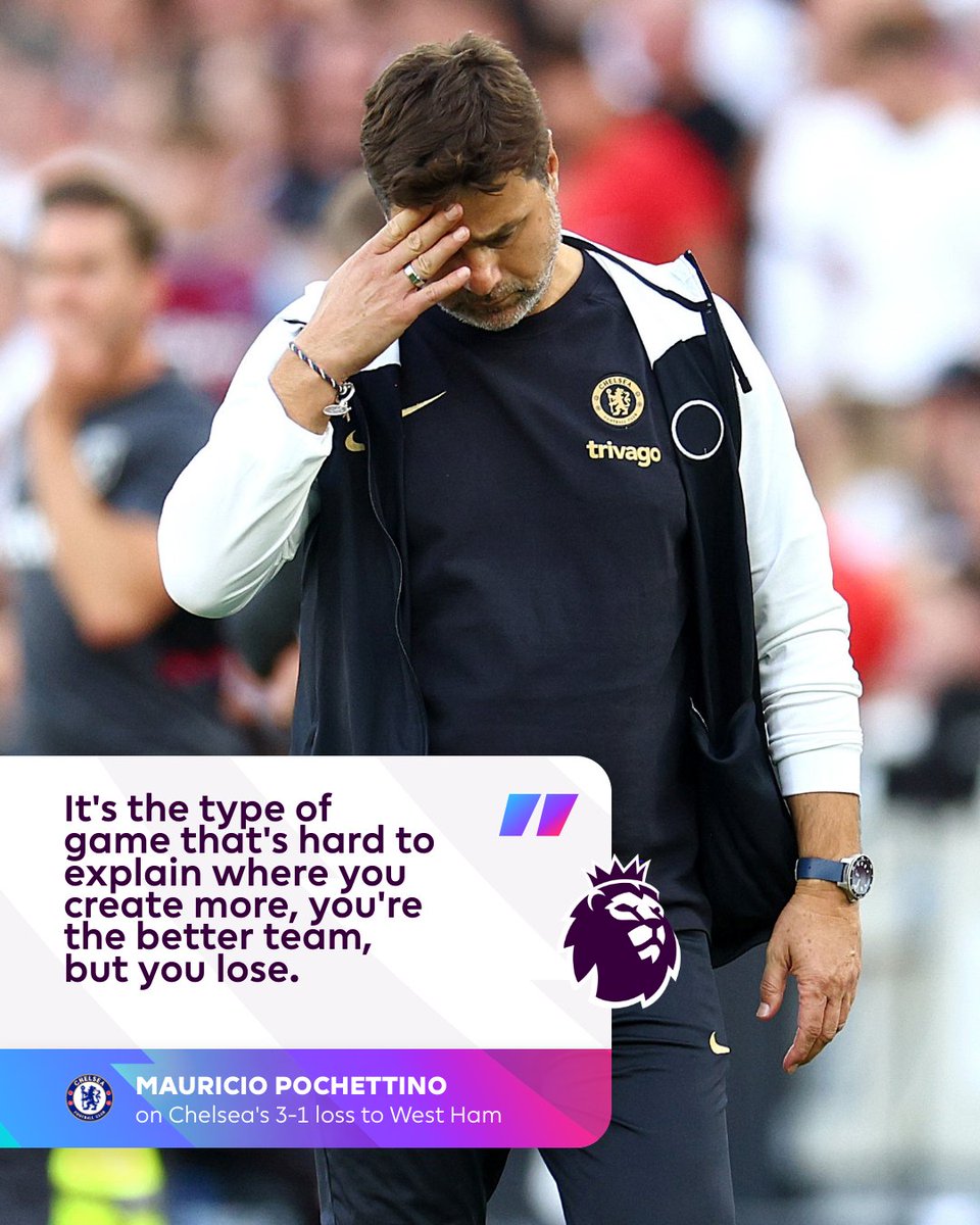 premierleague's tweet photo. Frustrations for the Chelsea head coach 😤

#WHUCHE https://t.co/8vNmECctXH