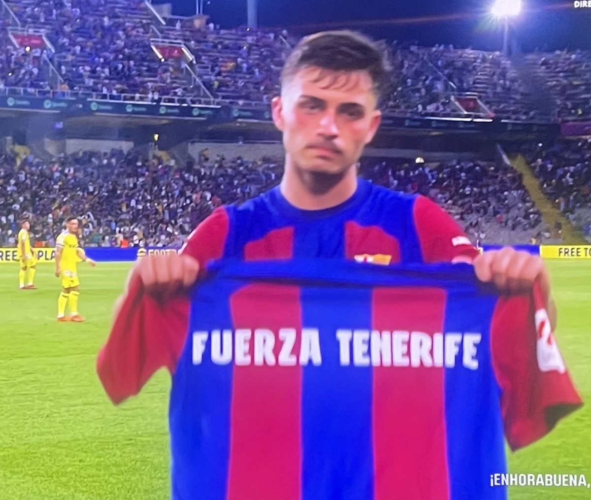 Ángel Víctor Torres Pérez (@avtorresp) on Twitter photo Preciosa jugada con gol de Pedri…
Mejor aún su dedicatoria:
FUERZA TENERIFE.
Chapó <a href="/Pedri/">Pedri González</a> . Preciosa jugada con gol de Pedri…
Mejor aún su dedicatoria:
FUERZA TENERIFE.
Chapó <a href="/Pedri/">Pedri González</a> .
