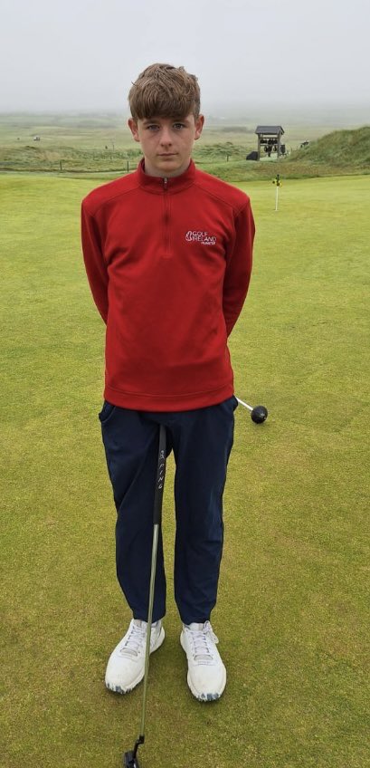 Best of luck to Donnacha Halpin from all <a href="/GolfShannon/">ShannonGolfClub</a> as he plays for Munster in the interprovincials tomorrow in <a href="/BallykGolf/">Ballykisteen Golf</a> Donnacha plays singles in the morning and foursomes in the afternoon, play well Donnacha <a href="/jgtibrendan/">Claregolf</a> <a href="/GolfIreland_/">Golf Ireland</a>