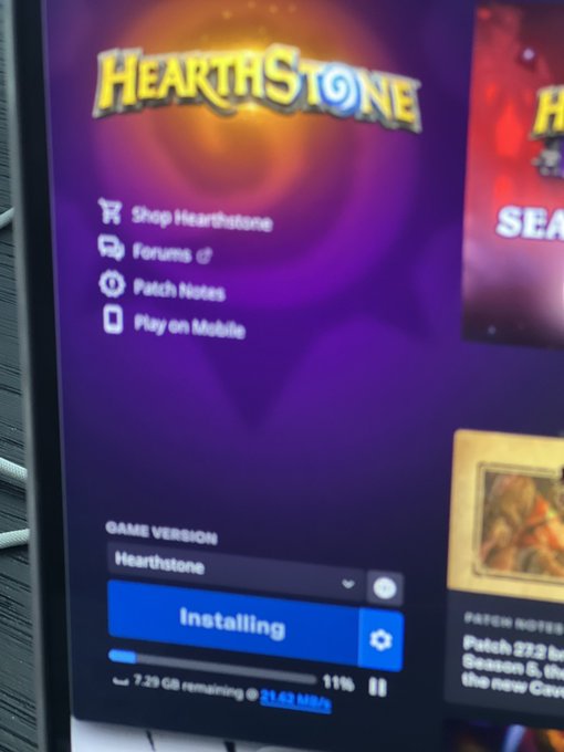 Downloading hearthstone again for the nostalgia https://t.co/Wuf2ZBnzrE