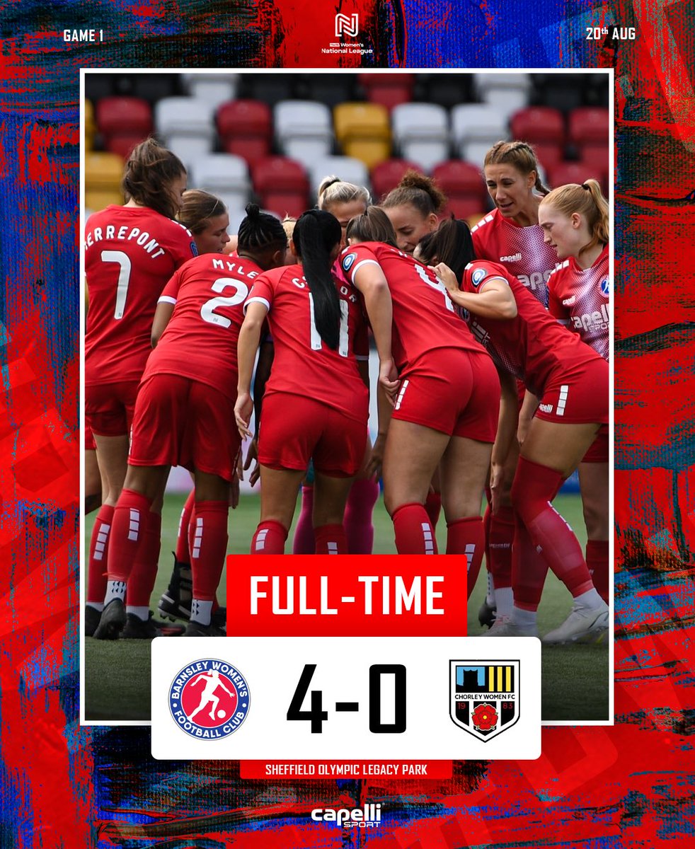 Great way to start the season! 👊

Scorers:
- Amy Beck, Sponsored by PFM Electricals 
- Jodie Snelson, Sponsored by The Coffee Desk
- Courteney Csomor, Sponsored by Solenis UK
- Louise Biggins, Sponsored by Wates Group