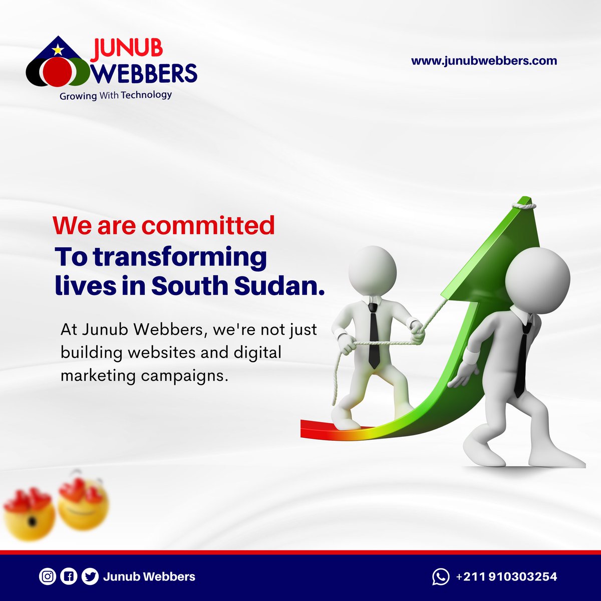 Junub_Webbers's tweet photo. We are committed to transforming lives in South Sudan with tech solutions. #SSOX #junub #SouthSudan #tech https://t.co/i7HoiLbHi9