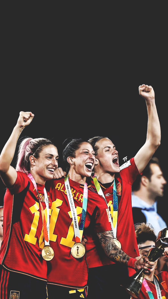 Spain | Wallpaper #Spain #FIFAWomensWorldCup #FIFAWomensWorldCup2023 #FIFAWWC #FIFAWWCFinal #Putellas #OlgaCarmona #JenniHermoso
