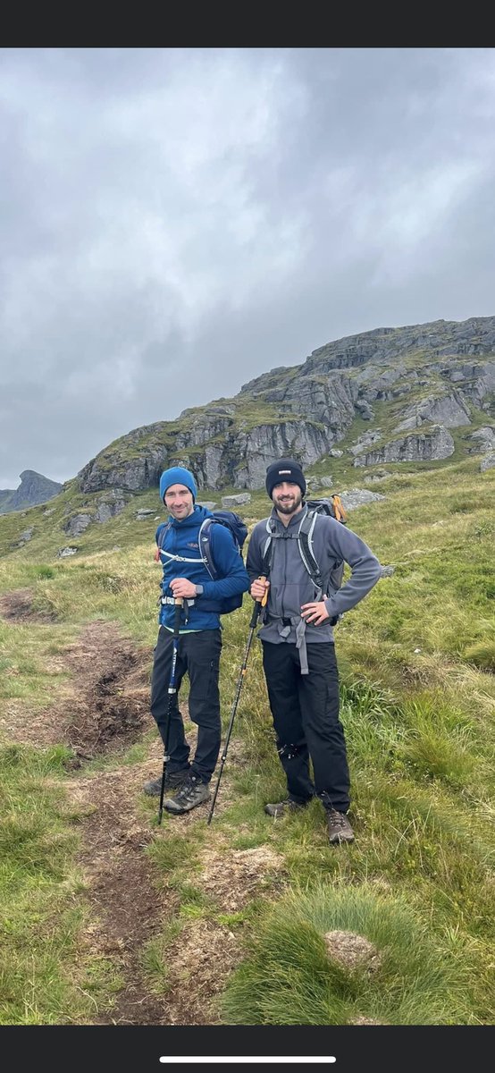 First 2 Munro’s for team Whalen in the Arrochar Alps. #Beinnnarnain #Beinnime