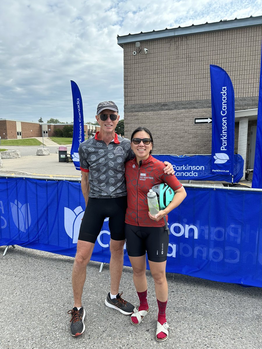 A great day cycling <a href="/PedalParkinson/">Pedaling for Parkinson's</a> for <a href="/ParkinsonCanada/">Parkinson Canada</a> raising funds and awareness. None of this would be possible with our great volunteers and supporters! Thank you for supporting those living with PD to thrive!