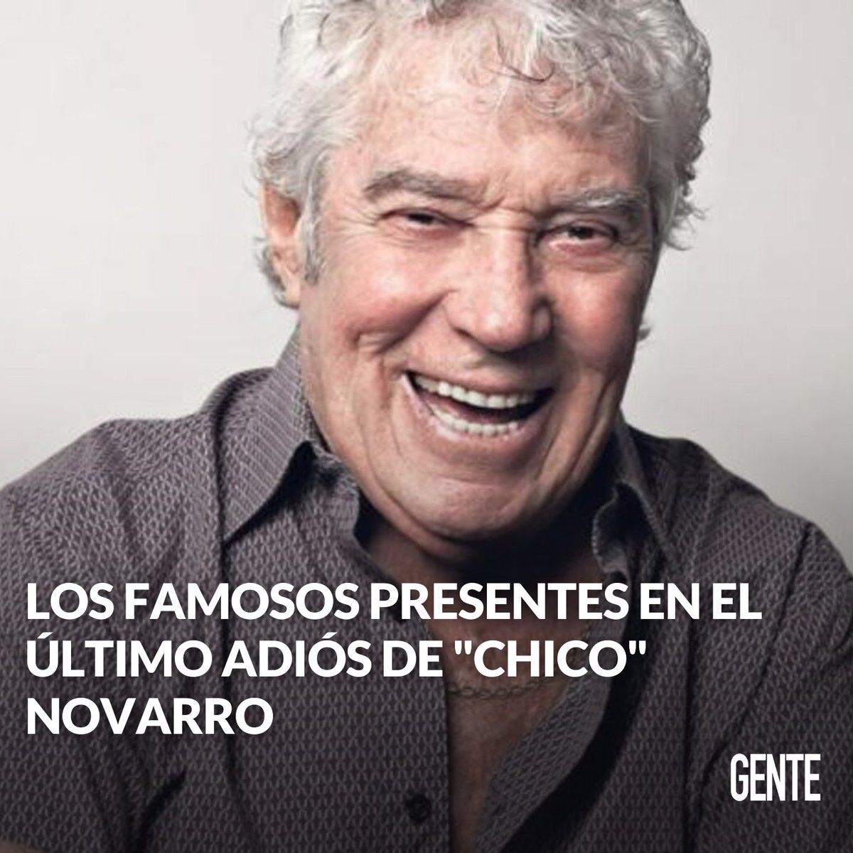 genteonline's tweet photo. Chico #Novarro murió a los 88 años, el viernes 18 de agosto 🤍. Este domingo, sus allegados le dieron el último #adiós en el cementerio Colinas del Tiempo de Pilar.
📎 https://t.co/GT0zqsxxCN https://t.co/G03pBP39cI