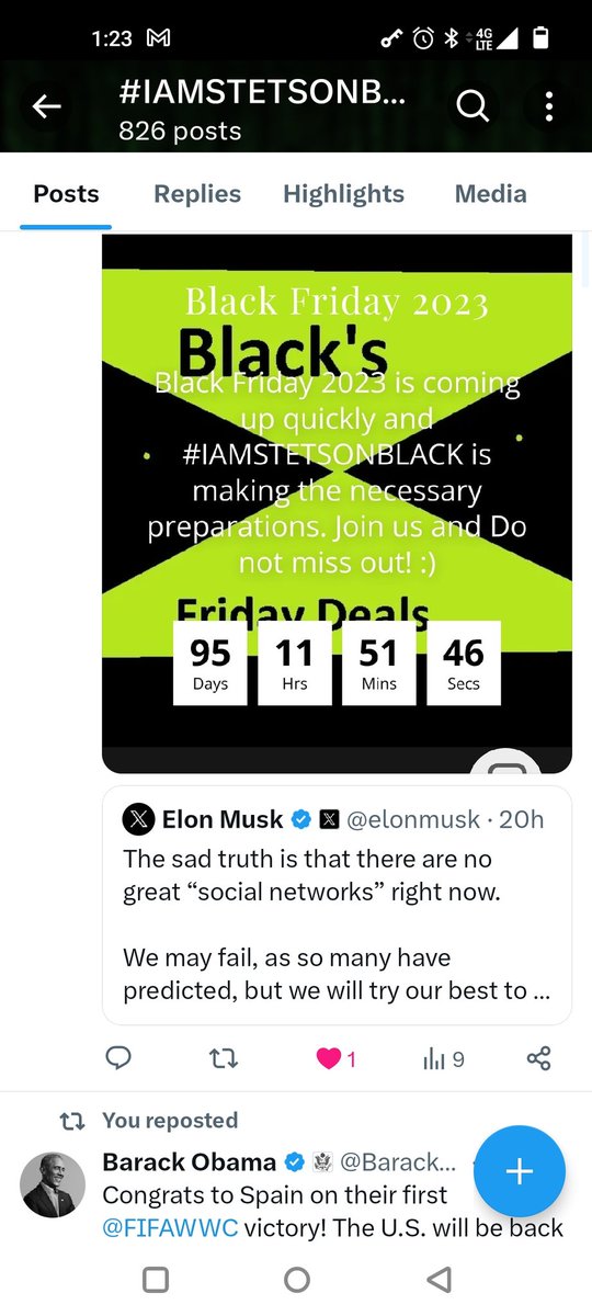 IAMStetsonBlack's tweet photo. https://t.co/o5JSCCXhxT https://t.co/x62wM0wVWF Coming soon, currently under construction. For now see The Official #IAMSTETSONBLACK Countdown Timer in prototype: #JOINSTETSON #BlackFriday2023 #IAMSTETSONBLACK #BlackFriday #StetsonBlackFriday. https://t.co/hYrLGoMTrT