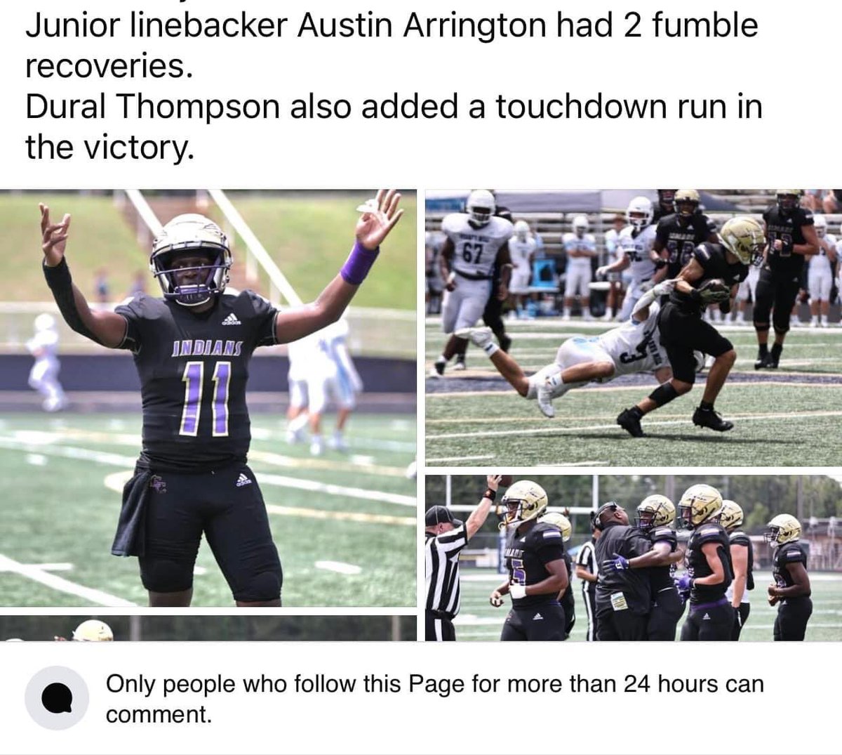 austintriplaaa's tweet photo. Great start to the season! This is what I live for!! #AGTG #OLB #focused #ILMT @CoachDanLanning https://t.co/rdhCPgEMCK