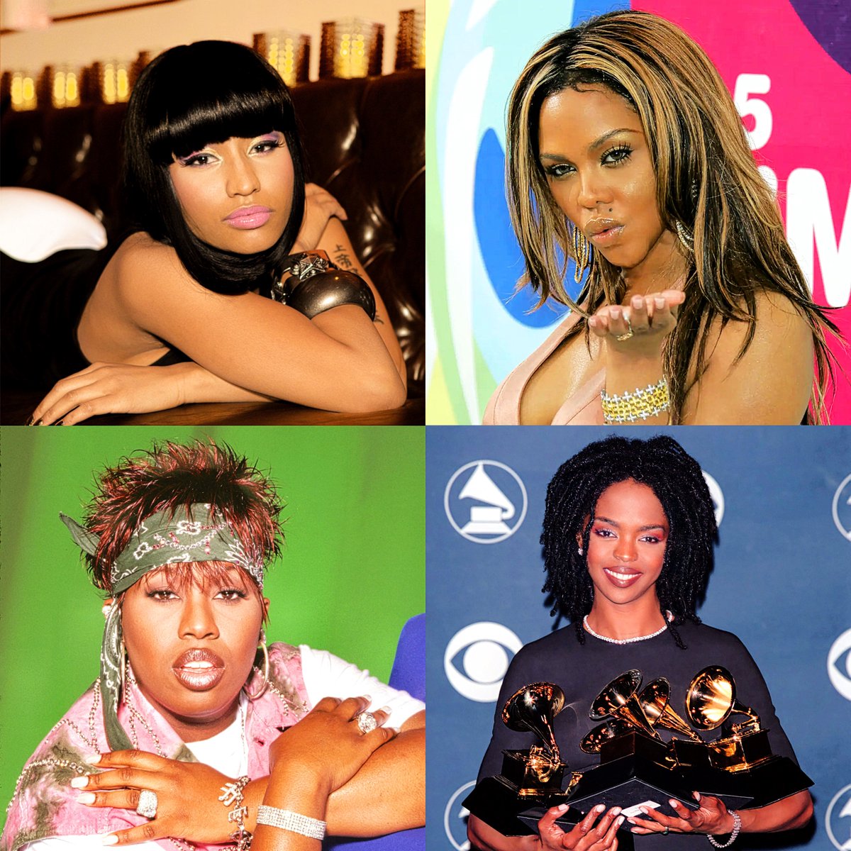 PUSHYTUSHY's tweet image. who had the biggest impact on female rap?
