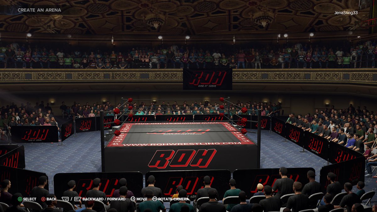 Jena_Sting's tweet photo. Manhattan Center RAW and ROH are available on #wwe2k23 as arenas (show uploaded separately) 
Search tag: JENA 
Have fun ! https://t.co/4lQ1LwTSU0