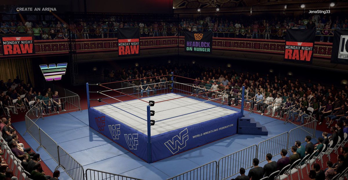 Jena_Sting's tweet photo. Manhattan Center RAW and ROH are available on #wwe2k23 as arenas (show uploaded separately) 
Search tag: JENA 
Have fun ! https://t.co/4lQ1LwTSU0