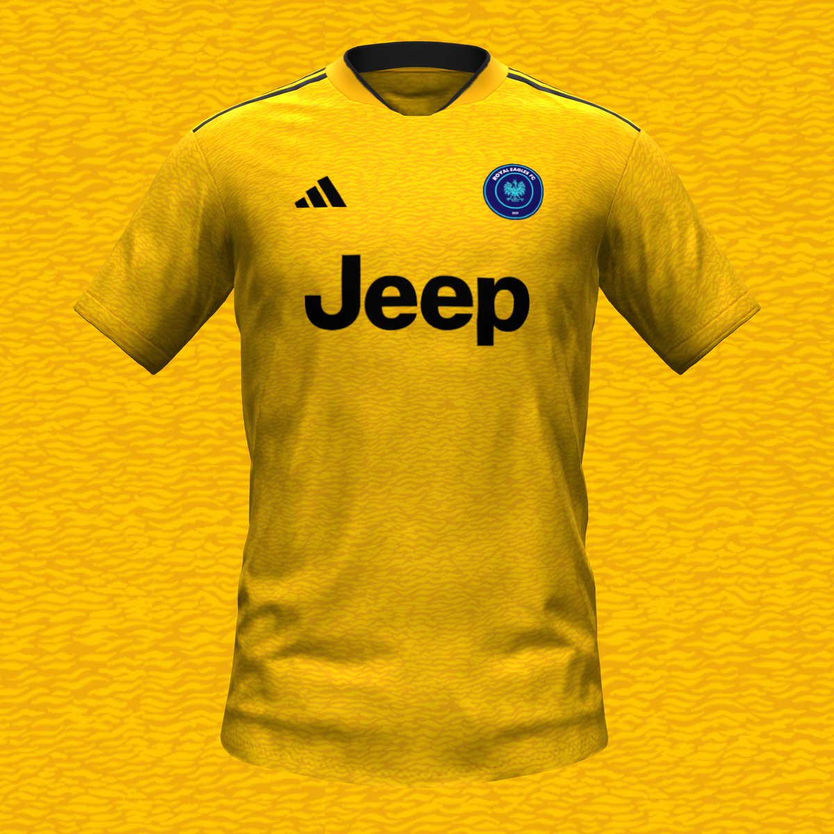 The Adidas Royal Eagles FC Away Shirt.