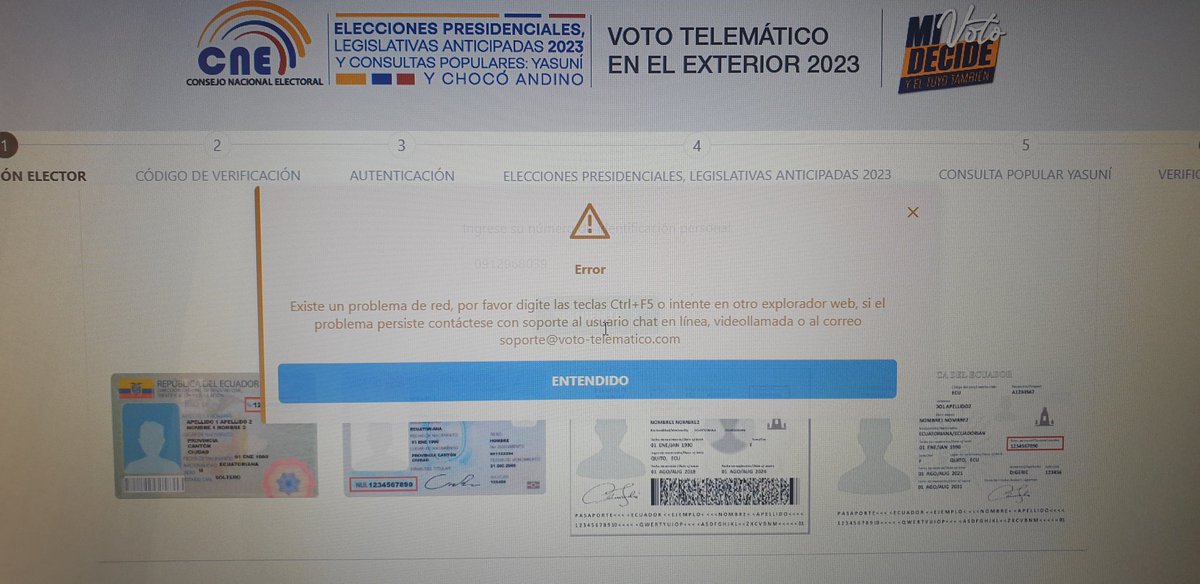 GusBaqMon's tweet photo. Que hay atrás de todo esto, desde las 10 de la mañana intentado ejercer mi derecho al voto y siendo las 17:25 aun no se ha podido, @cnegobec @DianaAtamaint Quien responde por esta negligencia informática. #AsiNoSePuede #EleccionesAnticipadas2023Ec Los #LosMigrantesCuentan https://t.co/O4c2cdmmGR