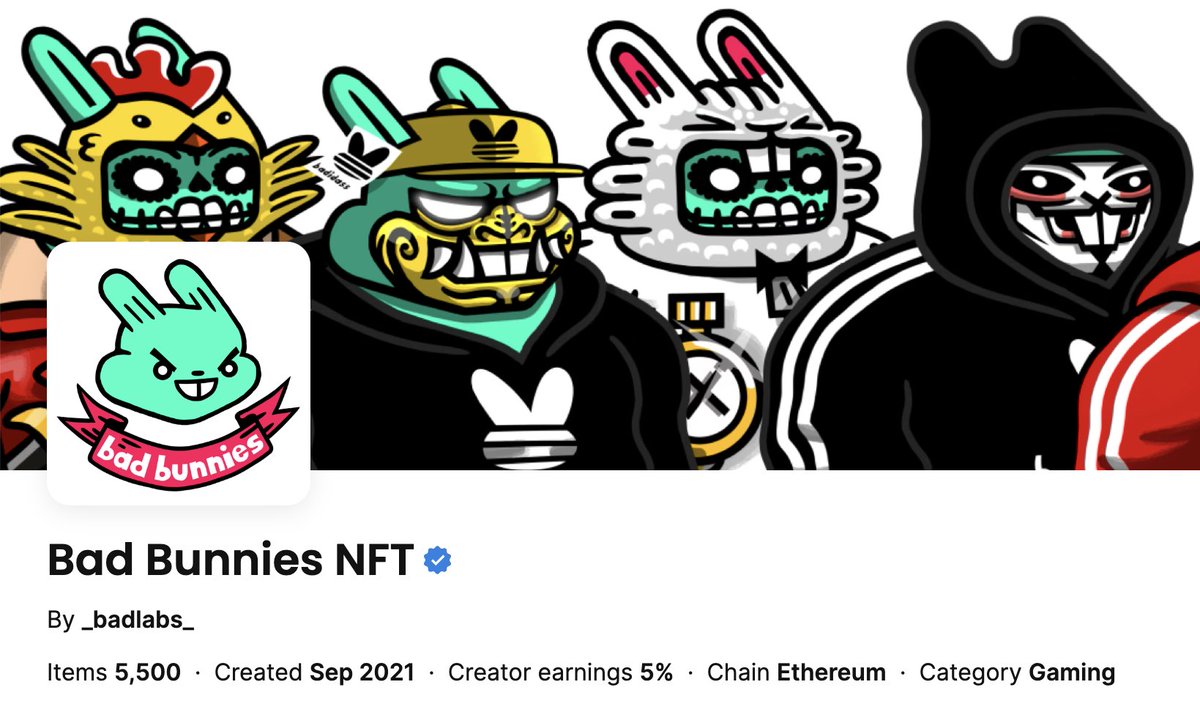 Wanted to shine a light on one of my favorite #NFT projects of all time: <a href="/BadBunniesNFT/">Bad Bunnies NFT 🥬🚜</a> 

This team continues to build through the bear, with so many things in the pipeline. Read on to learn more: a 🧵