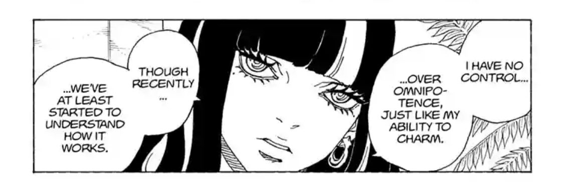 Oh, Eida is actually kinda supporting them??? Though I guess she's still not sharing the truth to anyone else…maybe because of her feelings for Kawaki even if she believes what he did was wrong…idk I feel like if she mentioned something…things would change…