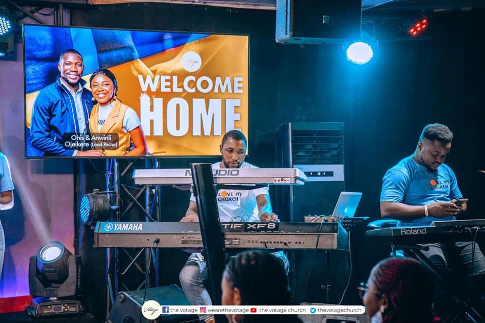 wearethevotage's tweet photo. The Votage Church is truly a family! 

Love lives here and we can't hide it! 

In one word, how was today's service? https://t.co/tnliCSZMeI