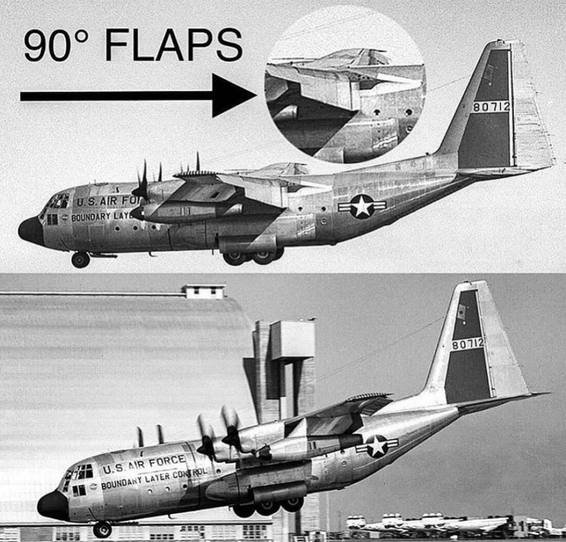 Bruce_wayne747's tweet photo. So an airplane with a 90° flap setting must exhibit ,some very interesting flight characteristics.A 90° flap setting is indeed extreme, and very few aircraft have flaps that extend to such an angle. https://t.co/tswPL6ltDk