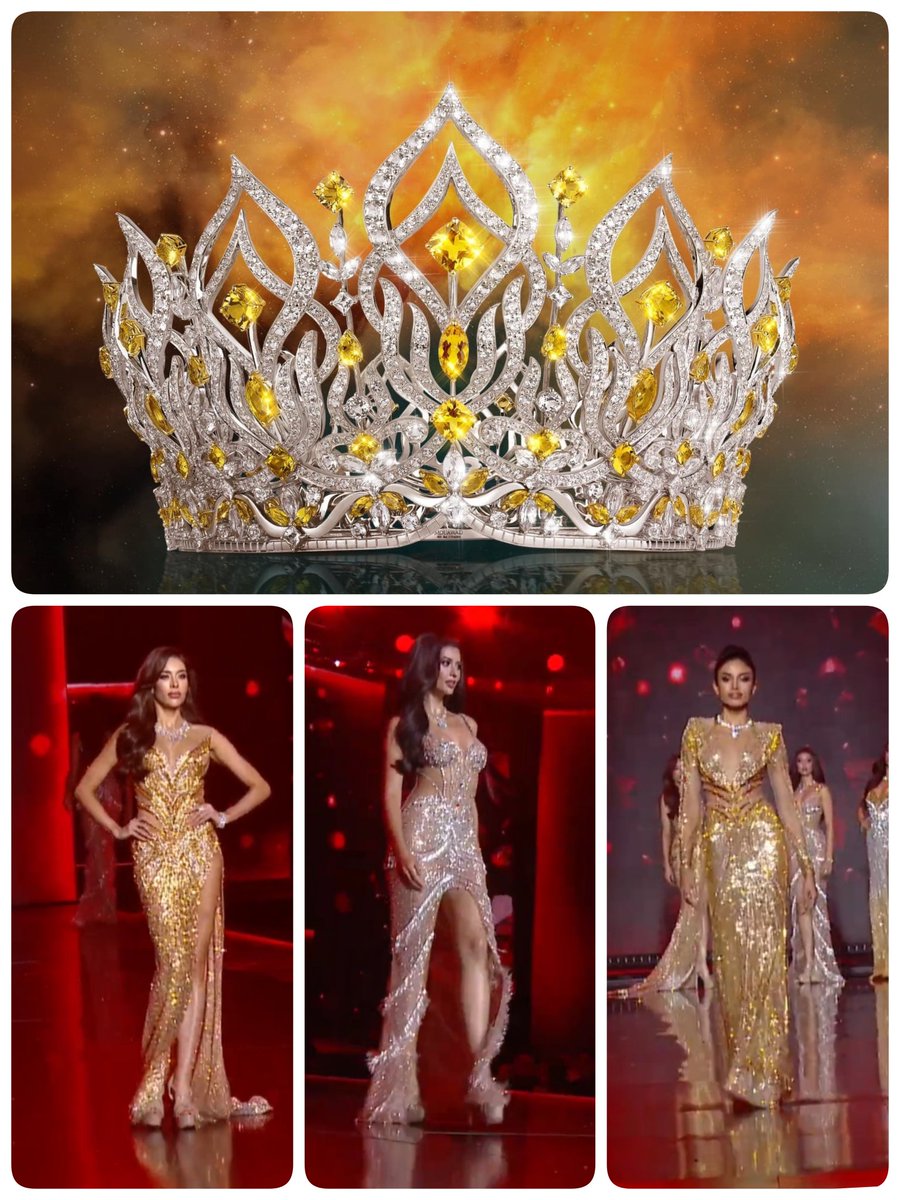 NUTYC1993's tweet photo. Top3 #MissUniverseThailand2023
คือ ตรงconcept #LightofGlory มาก....แบบตะโกน👑
#MUT2023
#Mouawad https://t.co/XzDArzFk2E