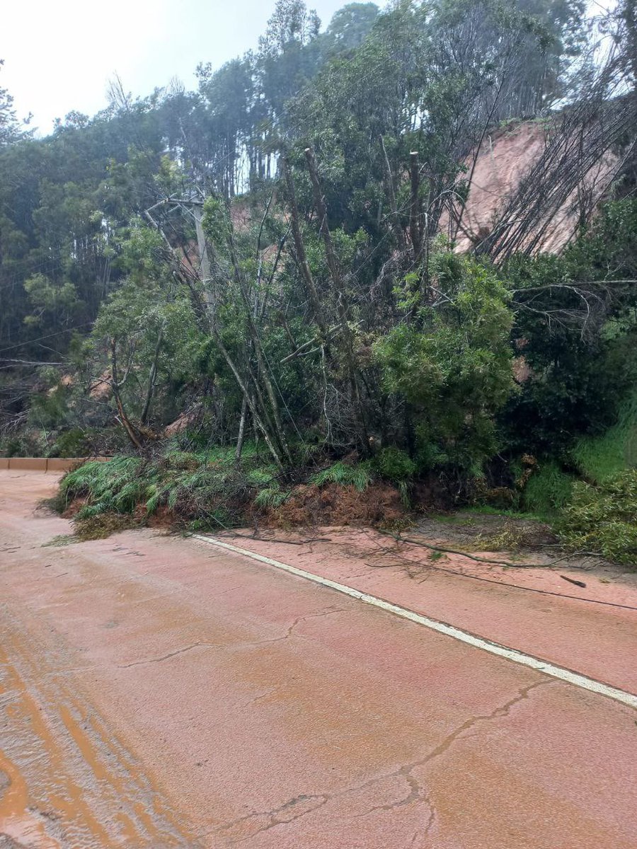 ICEBiobio's tweet photo. #Concepcion Camino a Florida sector Puente 4
Derrumbe de ladera de cerro, tránsito suspendido en 1 vía 🚧
⚠️ Precaución 
Unidades de emergencia al lugar https://t.co/j8B0GfH3w2