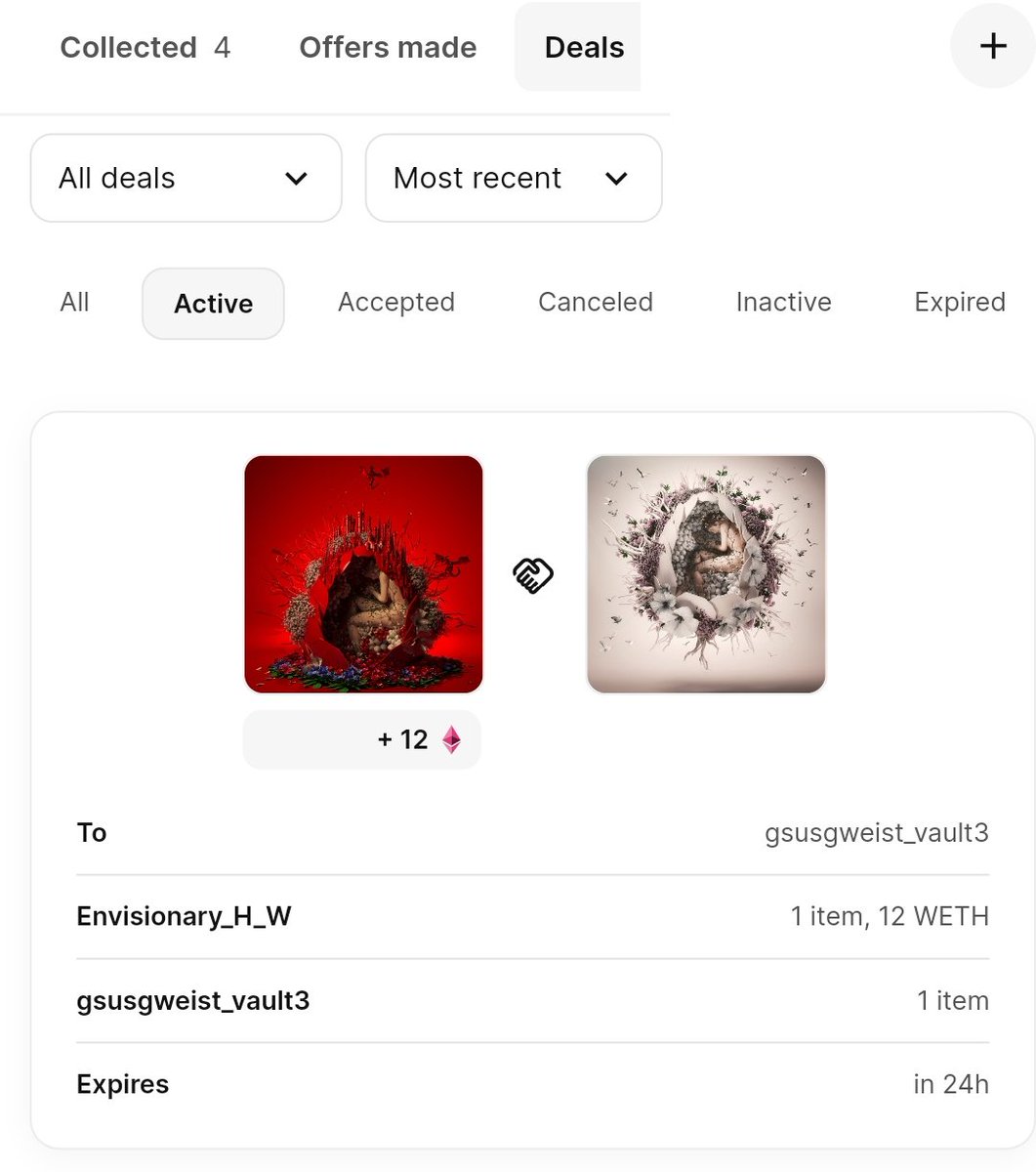 K9🐸 (@k9frog) on Twitter photo My first ever time using the <a href="/opensea/">OpenSea</a> 'Deals' feature to make an incredibly special deal 🤝 🥚✨.
Such a smooth process! Highly recommend!
Much appreciation goes out to the <a href="/TheDreaming7663/">The Dreaming</a> who continues on with the <a href="/galaxyeggs/">月と星</a> journey & also to <a href="/hausbauss/">Haus | ignipax.eth</a> the enabler 🙌 My first ever time using the <a href="/opensea/">OpenSea</a> 'Deals' feature to make an incredibly special deal 🤝 🥚✨.
Such a smooth process! Highly recommend!
Much appreciation goes out to the <a href="/TheDreaming7663/">The Dreaming</a> who continues on with the <a href="/galaxyeggs/">月と星</a> journey & also to <a href="/hausbauss/">Haus | ignipax.eth</a> the enabler 🙌