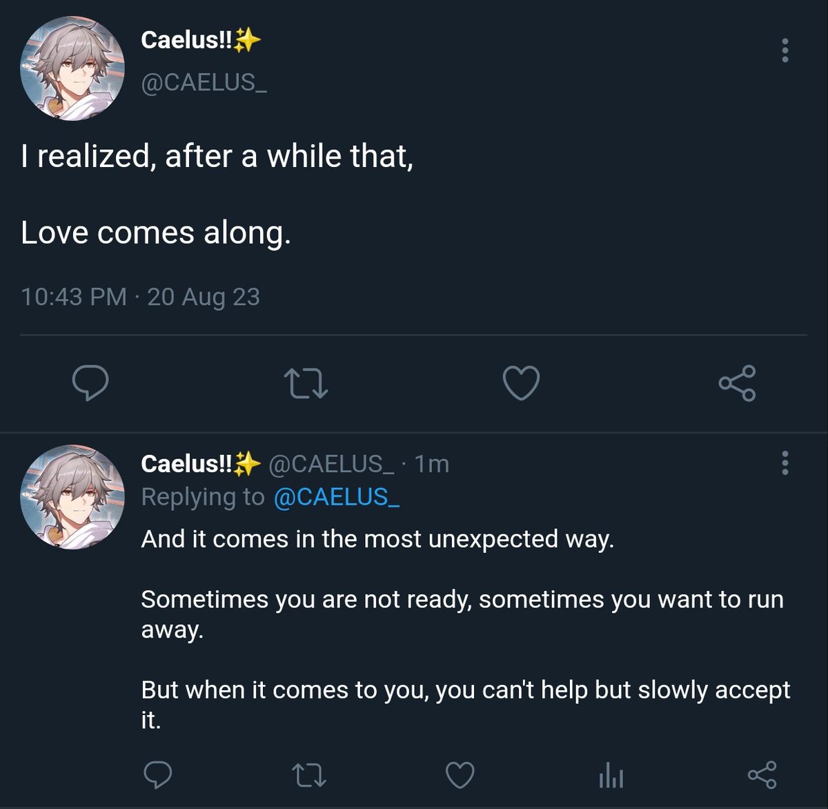 BWAYZHU's tweet photo. Love comes along, in the most unexpected way. https://t.co/25x7G6l7Ti