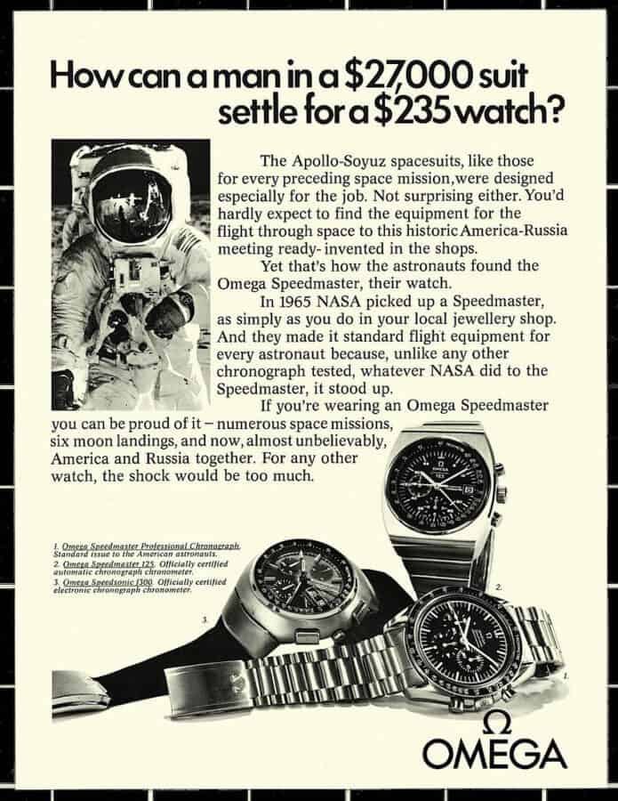 futureofads's tweet photo. Omega Speedmaster, 1976 https://t.co/DF5BYO3g5K