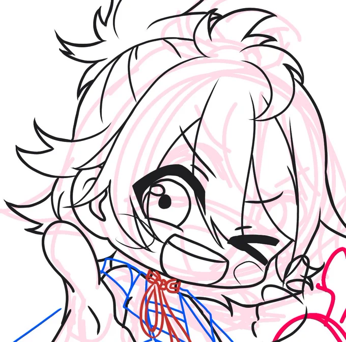 母にうちわ浦島くん描いてと言われたので息抜き 