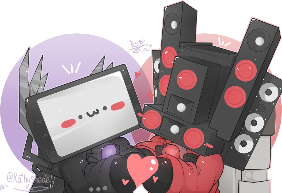 KathyShadely's tweet photo. ¡¡Plushies time!! 💜❤️

Pequeño dibujo que hice por los avatares plush en roblox de ellos 2 😹🤭

#skibiditoilet #skibidi_toilet #Skibidi #roblox https://t.co/QMDTqkrFOF