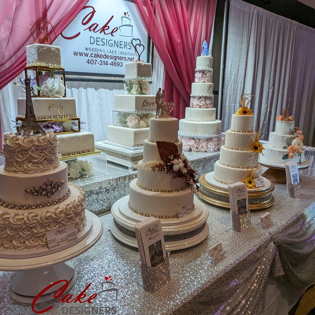 CakeDesignersPA's tweet photo. We are so excited to be at our next bridal show: The Summer Breeze Wedding Expo on Wednesday, Aug 30, @ 5pm! Brought to you by Longwood Events at the Lake Mary Events Center in Lake Mary, Florida. 

RSVP here: https://t.co/1xN7vMh92j.

#caketasting #samples #weddingcakesamples https://t.co/VCnzhkvoYy