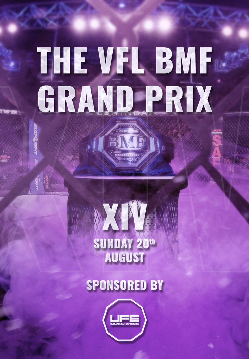 TheVFL_'s tweet image. The VFL BMF Grand Prix - Sponsored by @ufeworld 

📅 Sunday 20th of August
🎮 Xbox One / Xbox X/S
🕗 20:00 BST / 15:00 EST
💰 $400 Prize Pot ($300 for Winner, $100 for RU)
🎟️ Free Entry

🤵‍♂️ 128 Enter, but only 1 can win!

🎥 twitch.tv/gringo_afc