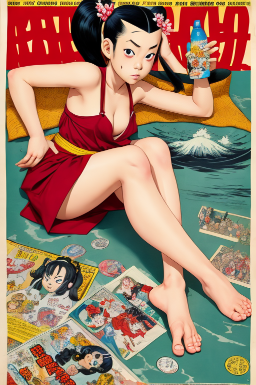 _dangerous_ai's tweet photo. Cute little calendar girl. I love the turquoise and red color scheme.

#AIart #AIartwork #AIartcommunity #AIgirl https://t.co/7kADH5TWtl