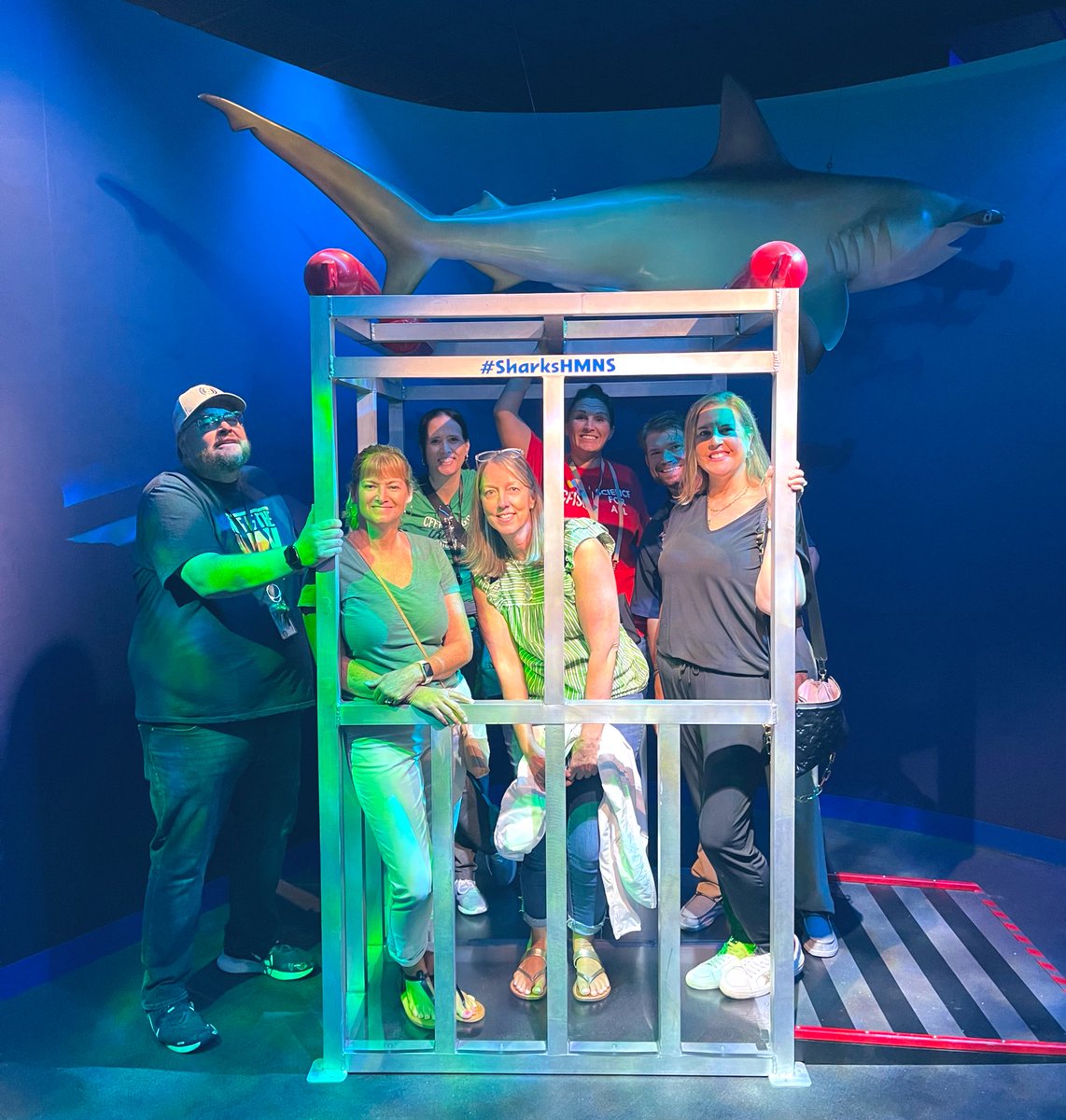 jrobeauCFISD's tweet photo. Our Science PD is better than yours!❤️So thankful for our awesome district sending secondary science teachers to the @hmns this week…we had so much fun! @CyFairISD @CFISDScience #CFISDspirit @SpillaneMS #SciencePD https://t.co/KthHnZssxU