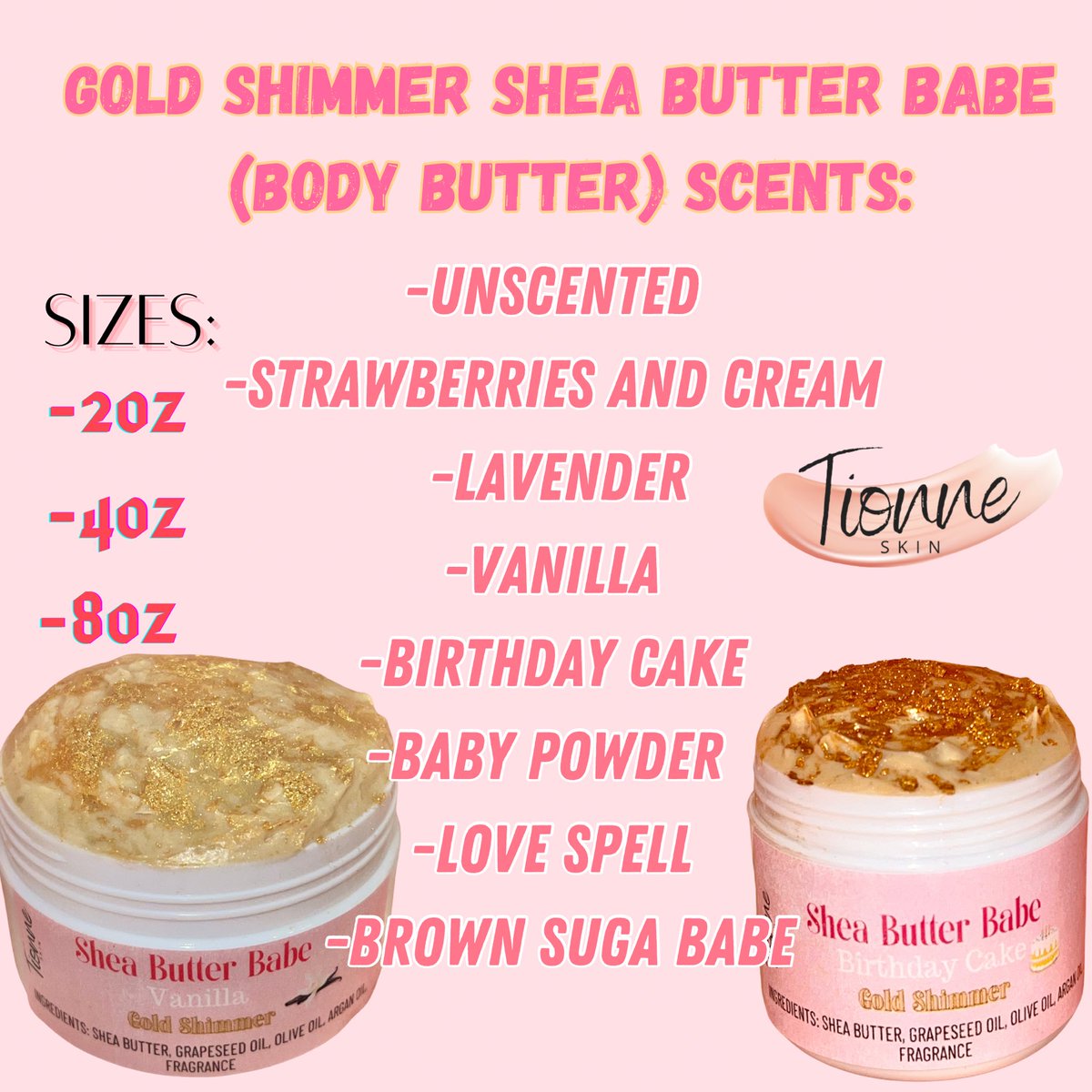 TionneSkin On X My Shimmer Body Butters Are Essential For, 52 OFF